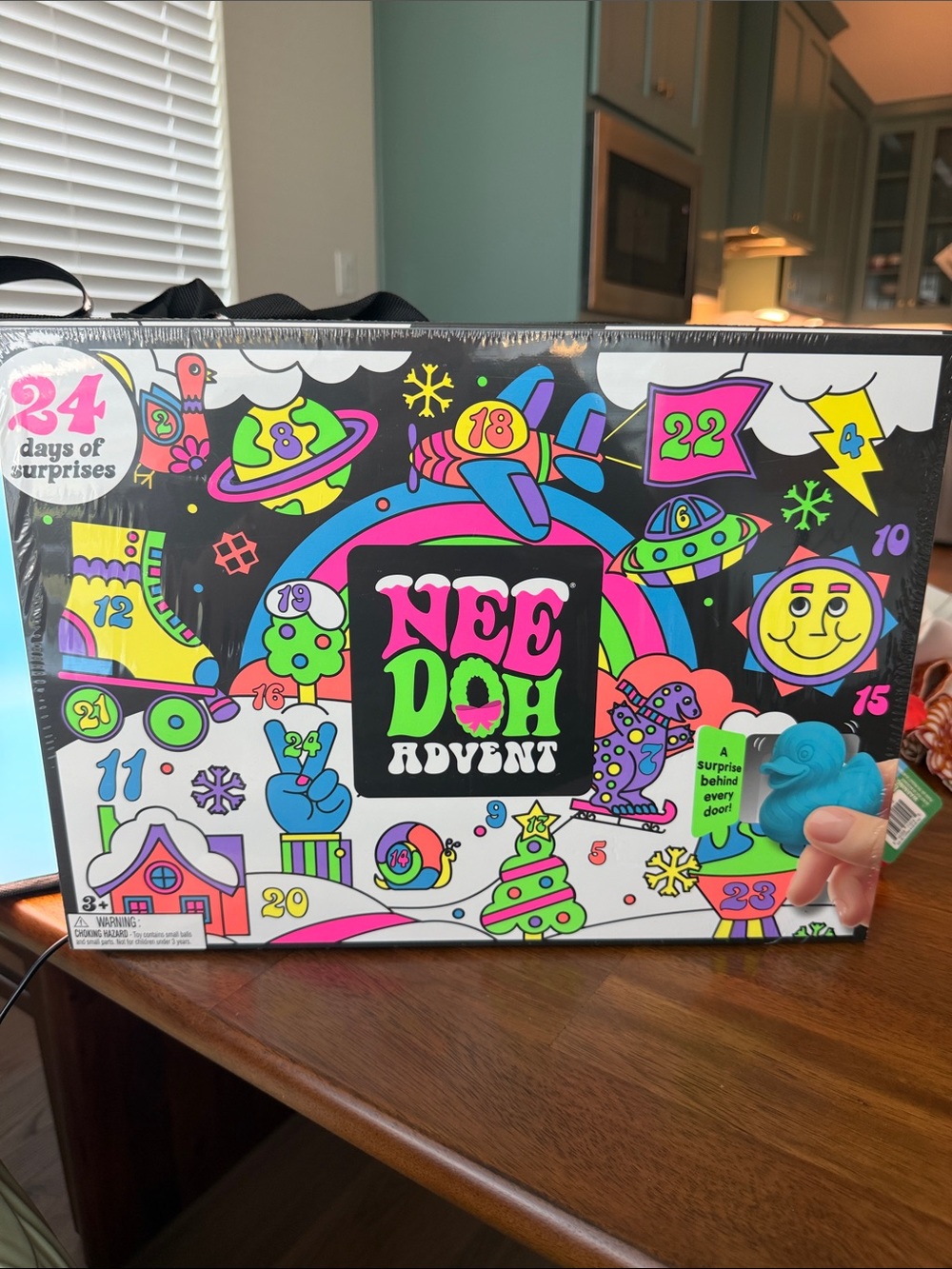 Needoh Advent Calendar Kids Toy - Colorful Play Dough Surprises